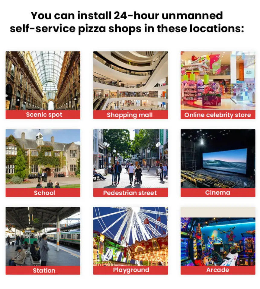 WM660 Self-service Pizza Vending Machine