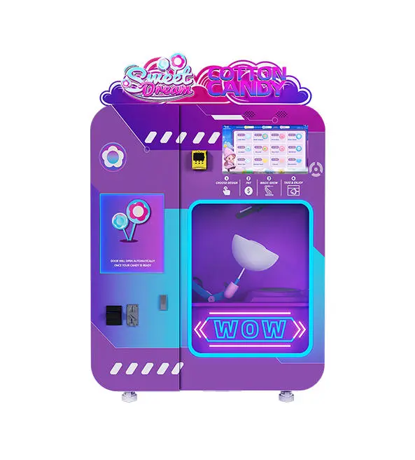 fully automatic cotton candy vending machine WM980