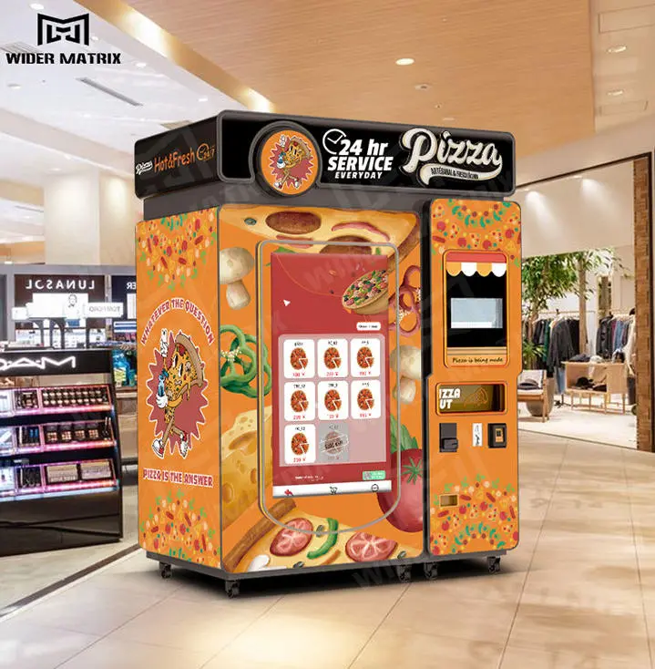 Торговый автомат WM660 для пиццы в лобби современного офисного здания