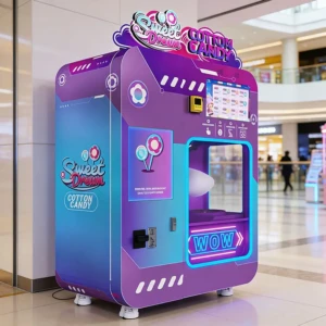 Caramelo de algodón totalmente automático