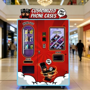 Полностью автоматический торговый автомат для чехол для телефонов, работающий в оживленном торговом центре