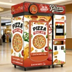 Pie chart showing breakdown of costs to open a pizza shop in Canada