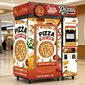 Pie chart showing breakdown of costs to open a pizza shop in Canada