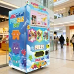 Entrepreneur evaluating financial data for a custom puzzle vending business