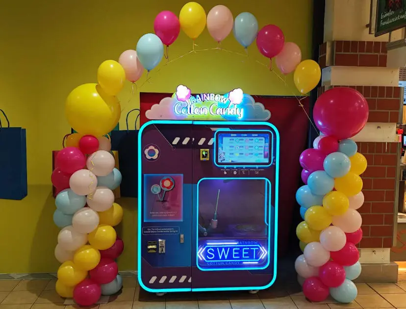 Fully automatic cotton candy vending machine WM980