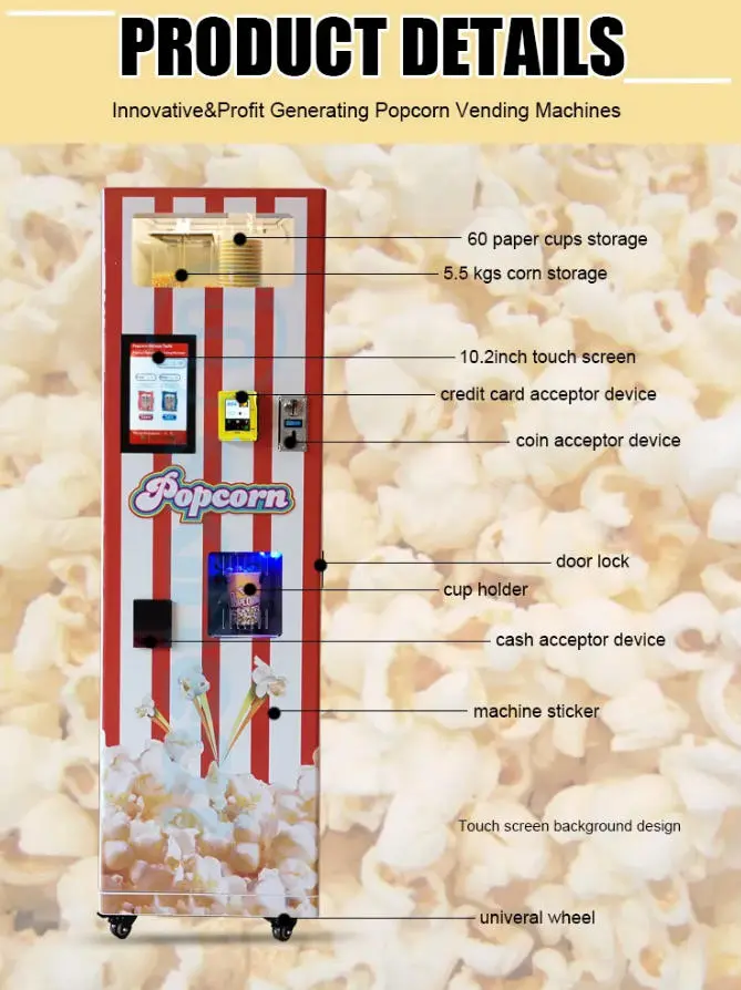 Best Popcorn Popping Vending Import from China