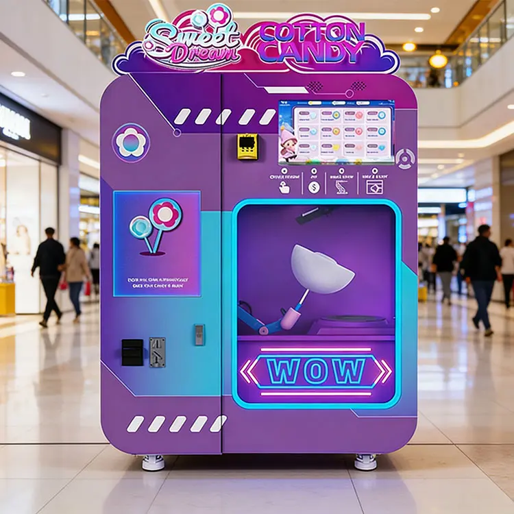 The Cotton Candy Vending Machine in the USA