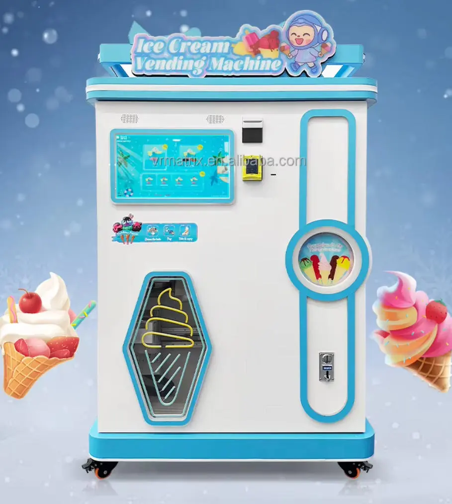 Wider Matrix WM550 refrigerated ice cream vending machine
