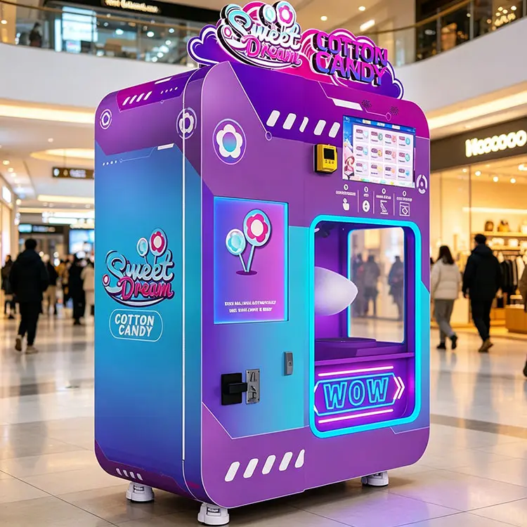 Fully automatic cotton candy vending machine WM980