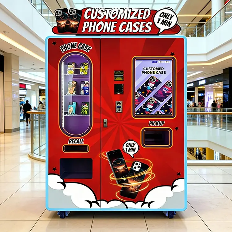 2026 Новое прибытие интеллектуальный сенсорный экран телефон чехол торговый автомат УФ принтер