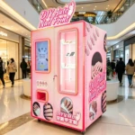 Press-on nail vending machine inside Great Mall shopping center