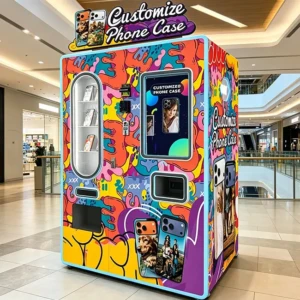 fully automatic customize phone case vending machine