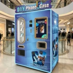 placed a Phone Case Printing Vending Machine next to the food court of a large shopping mall in Miami.