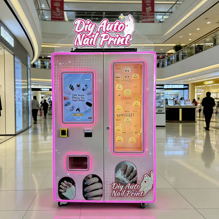 ¿Qué hace que una ubicación sea adecuada para una máquina expendedora como el quiosco de manicura de Arndale?