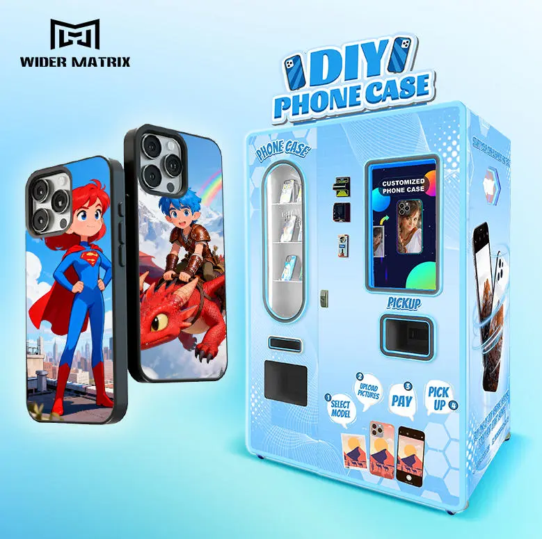 fully automatic customize phone case vending machines