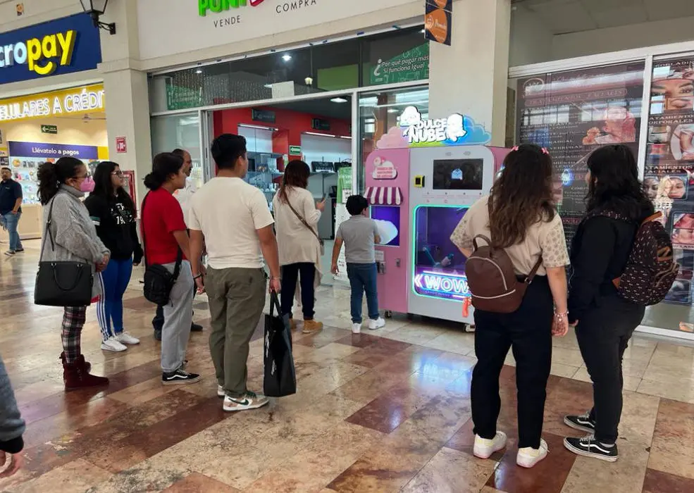 commercial cotton candy vending machines