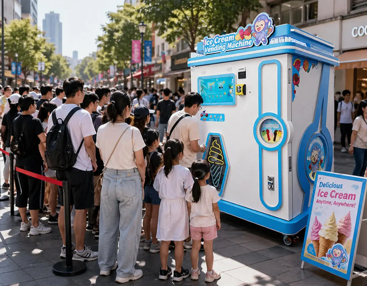 ice cream vending machine from China