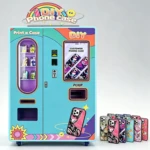 how does a phone case vending machine work