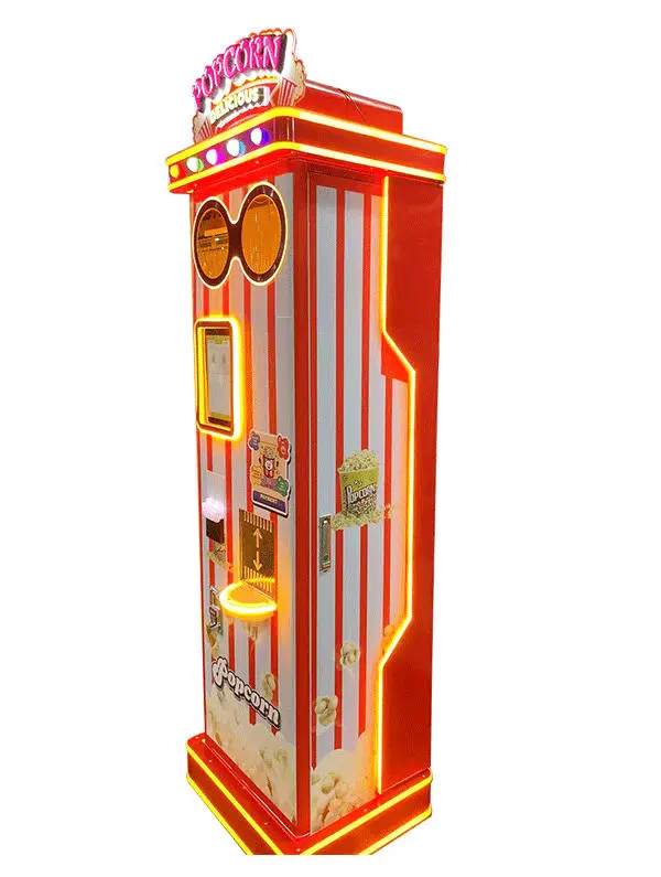 What is the average lifespan of a popcorn vending machine
