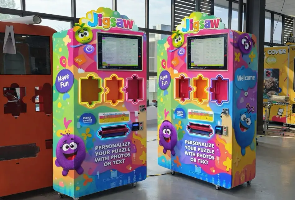 custom jigsaw puzzle vending machine