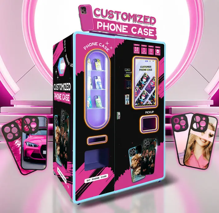 How many phone cases can the machine hold