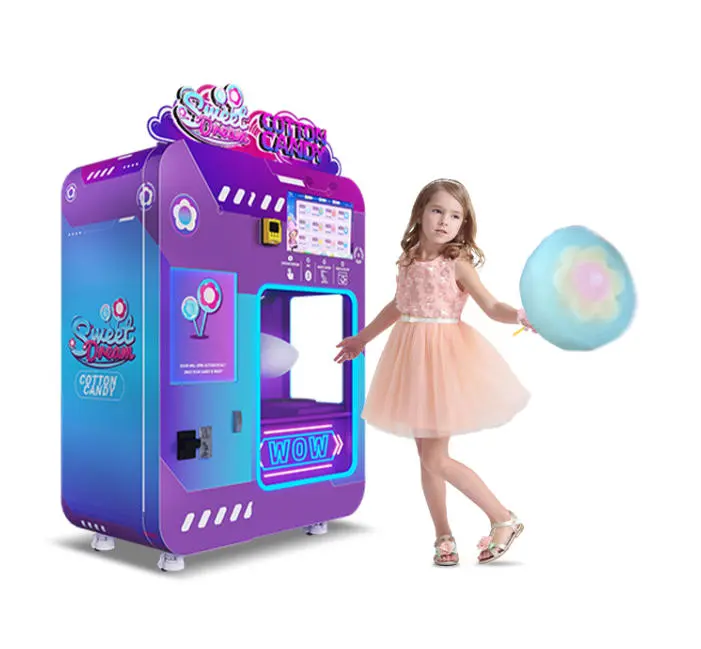 She purchased a Wider Matrix WM980 Plus specifically as a cotton candy vending machine for kids party use.