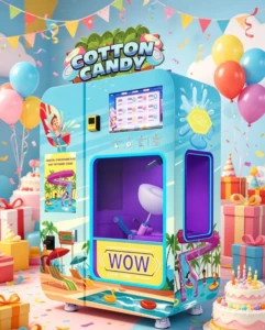 cotton candy vending machine for cinemas