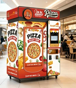 Pizza shop profit and loss analysis chart showing revenue, costs, and net profit