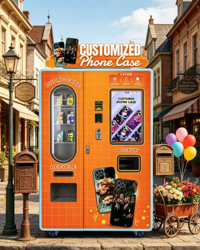 La máquina expendedora de fundas para teléfonos inteligentes Wider Matrix WM880