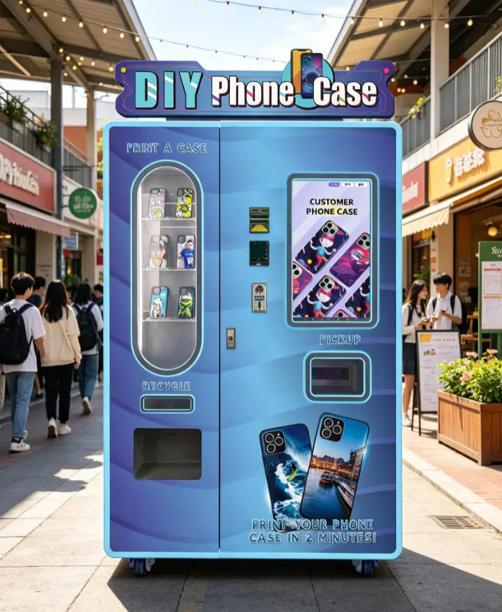 a Cell Phone Case Vending Machine