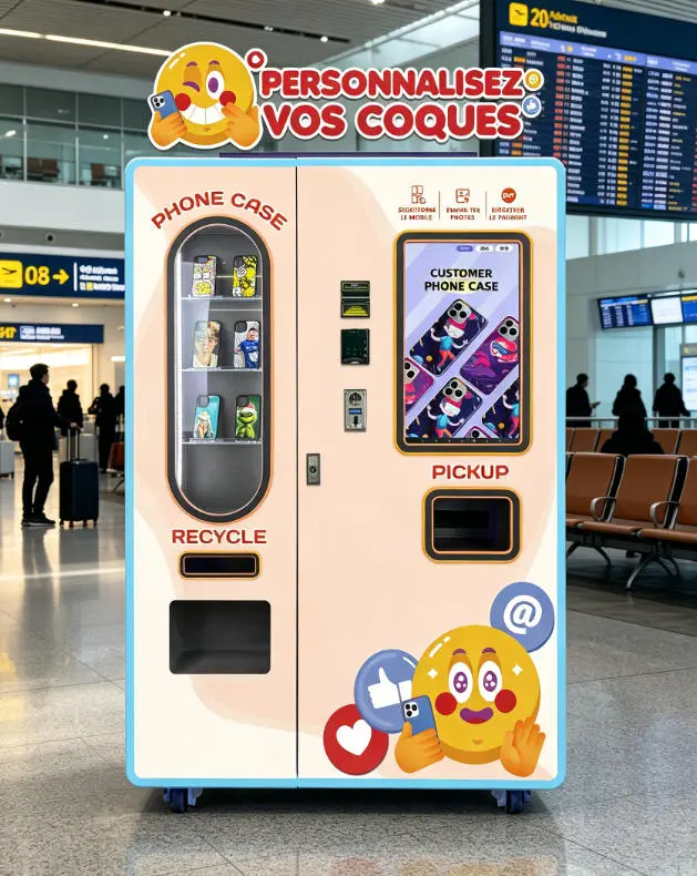 their Fully Automatic Customize Phone Case Vending Machine