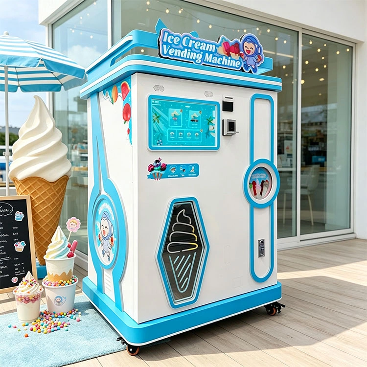 ¿Cuánto cuesta una máquina expendedora de helados personalizada?