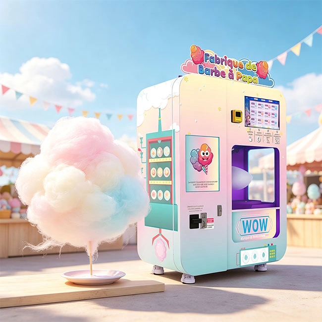 The Fully automatic cotton candy vending machine WM980