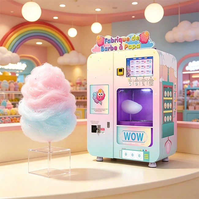 Every commercial cotton candy vending machine USA operator receives