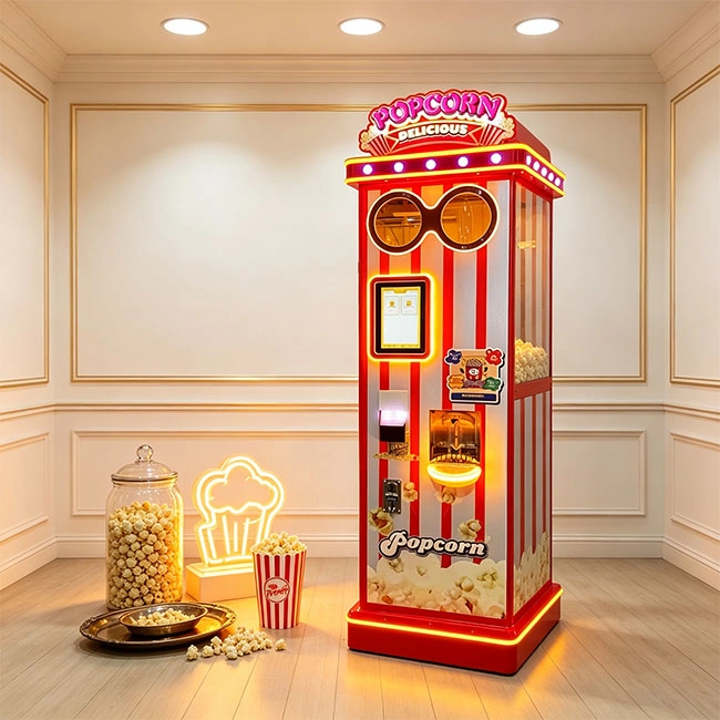 modern popcorn vending machine UK operators are raving about
