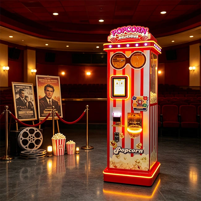 When evaluating a popcorn vending machine UK investment