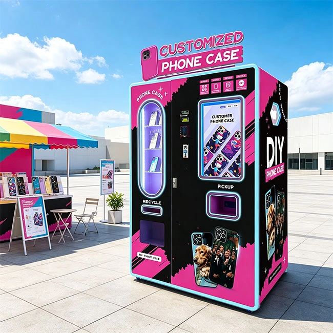 a custom phone case machine for exhibitions