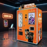 Máquina expendedora de fundas para celular para eventos