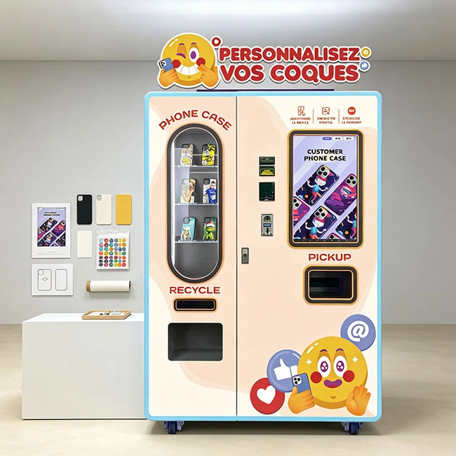 The success of the phone case printing vending machine