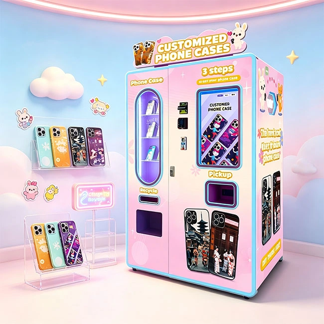 With a machine like the Fully Automatic Customize Phone Case Vending Machine from Wider Matrix