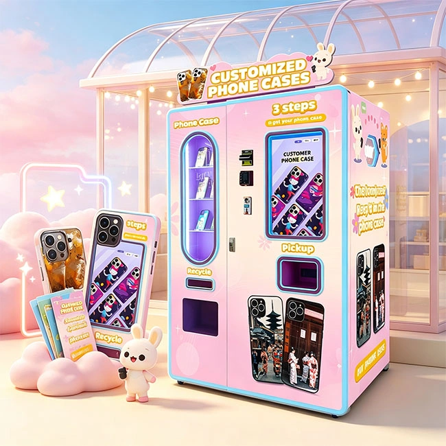 While the phone case vending machine UAE market is strong
