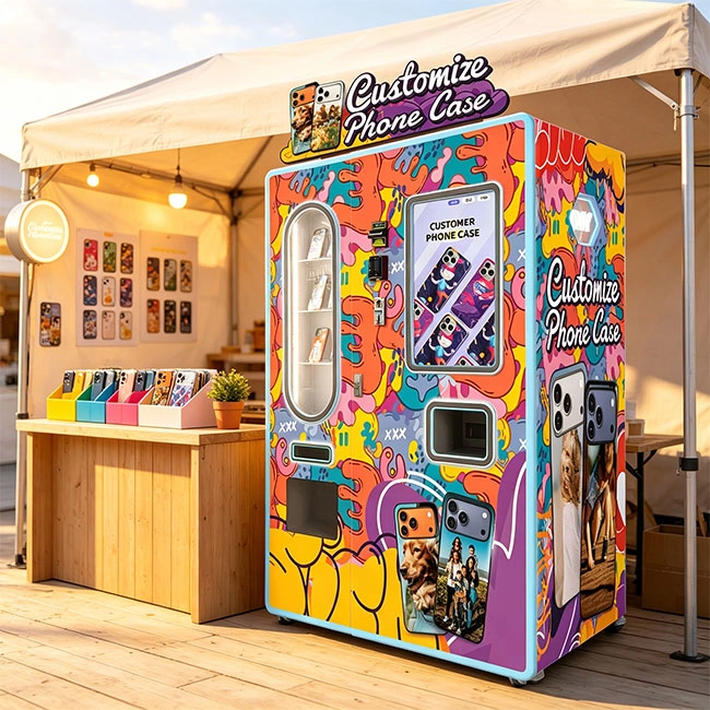The phone case vending machine UK market is not a passing trend
