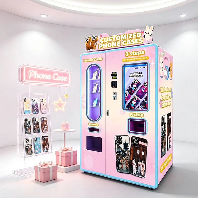 Profit chart showing ROI for cashless phone case vending machine