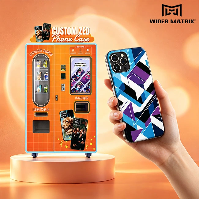 Nuestra máquina expendedora de fundas para celular en Tokio, pieza