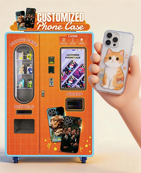 Fully Automatic Customize Phone Case Vending Machine