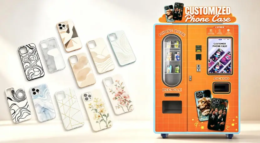 The phone case vending machine advantages