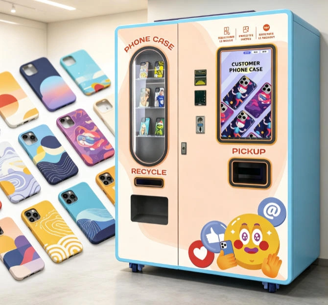 Profitability chart showing rapid ROI for phone case vending machine business in USA