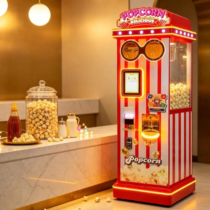 ¿Cuánto puedo ganar con una sola máquina expendedora de palomitas en Italia?