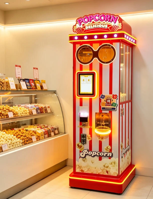 ¿Cuánto cuesta una máquina expendedora de palomitas de maíz?