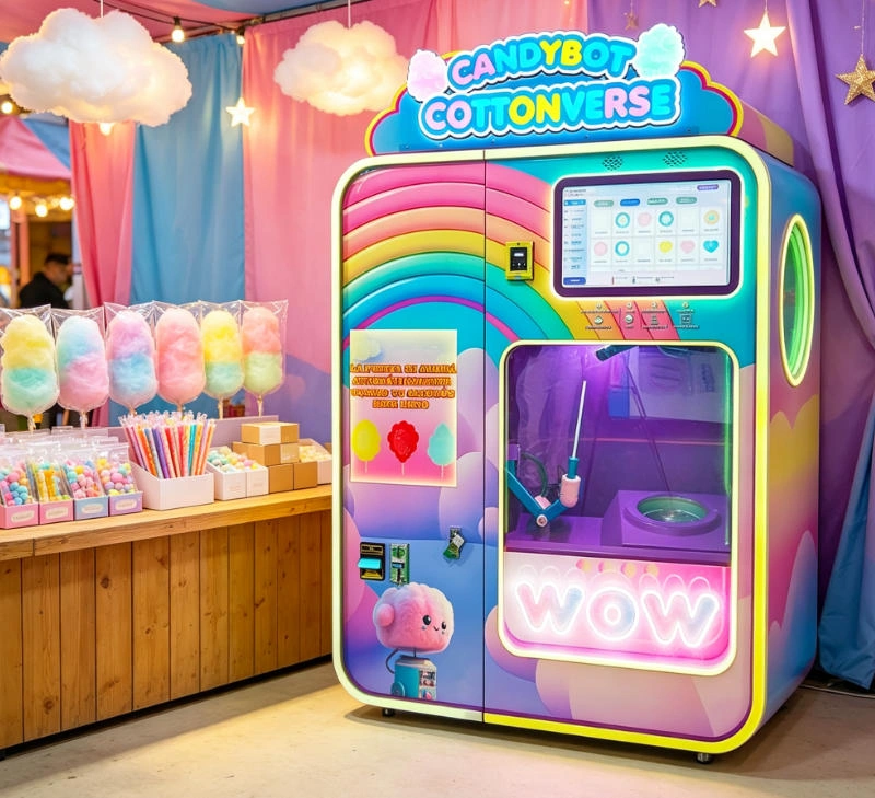 How to Choose the Right Cotton Candy Vending Machine for Your Mall Location